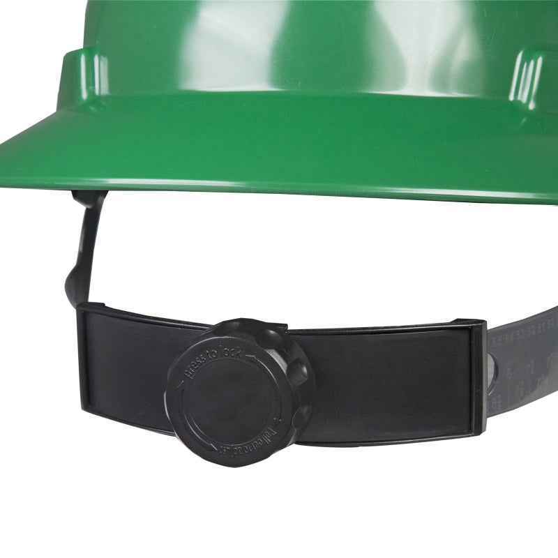 JORESTECH Safety Hard Hat Green HDPE Full Brim Helmet with 4-Point Adjustable Ratchet Suspension for Work, Home, and General Headwear Protection ANSI Z89.1-14 Compliant HHAT-02 - Image 3